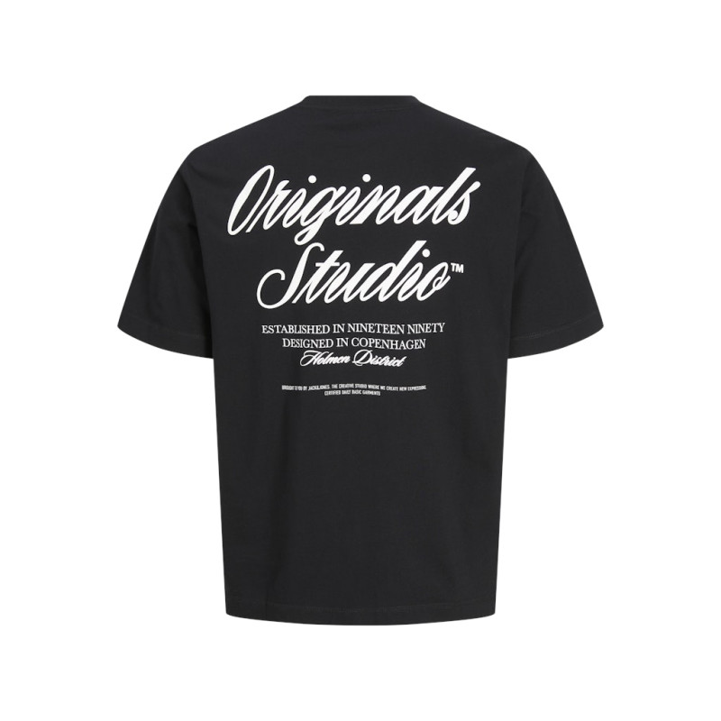 JACK & JONES Norrebro Typo T-shirt - Sort