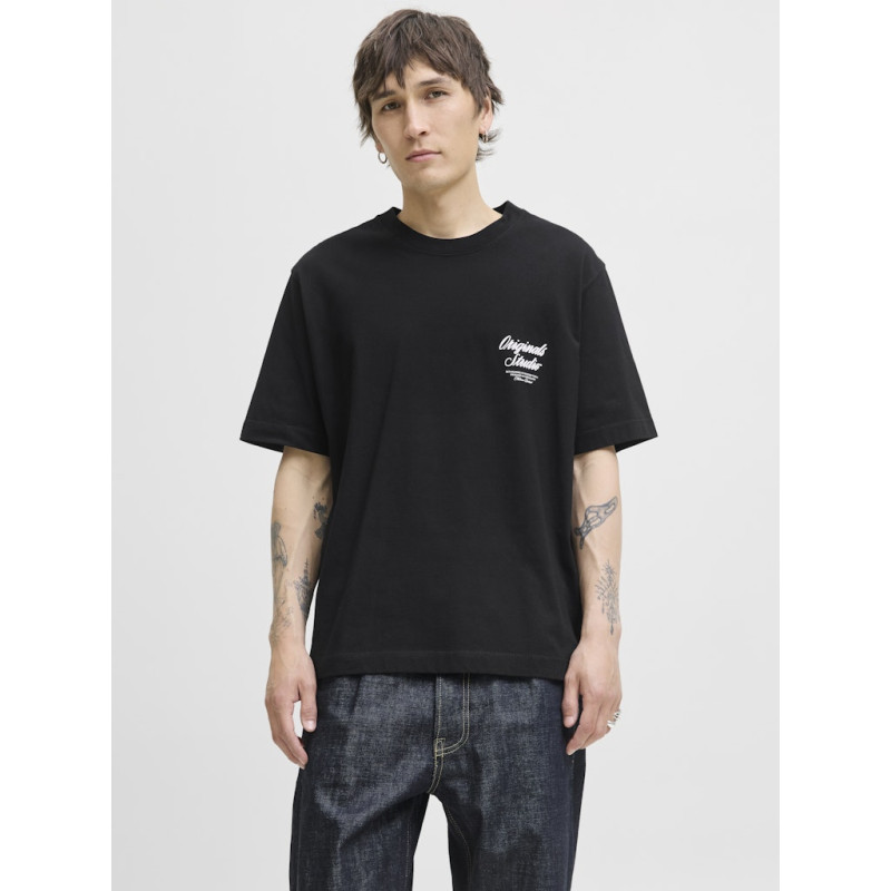 JACK & JONES Norrebro Typo T-shirt - Sort