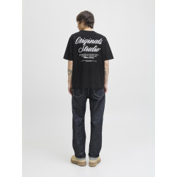 JACK & JONES Norrebro Typo T-shirt - Sort