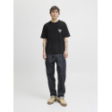 JACK & JONES Norrebro Typo T-shirt - Sort