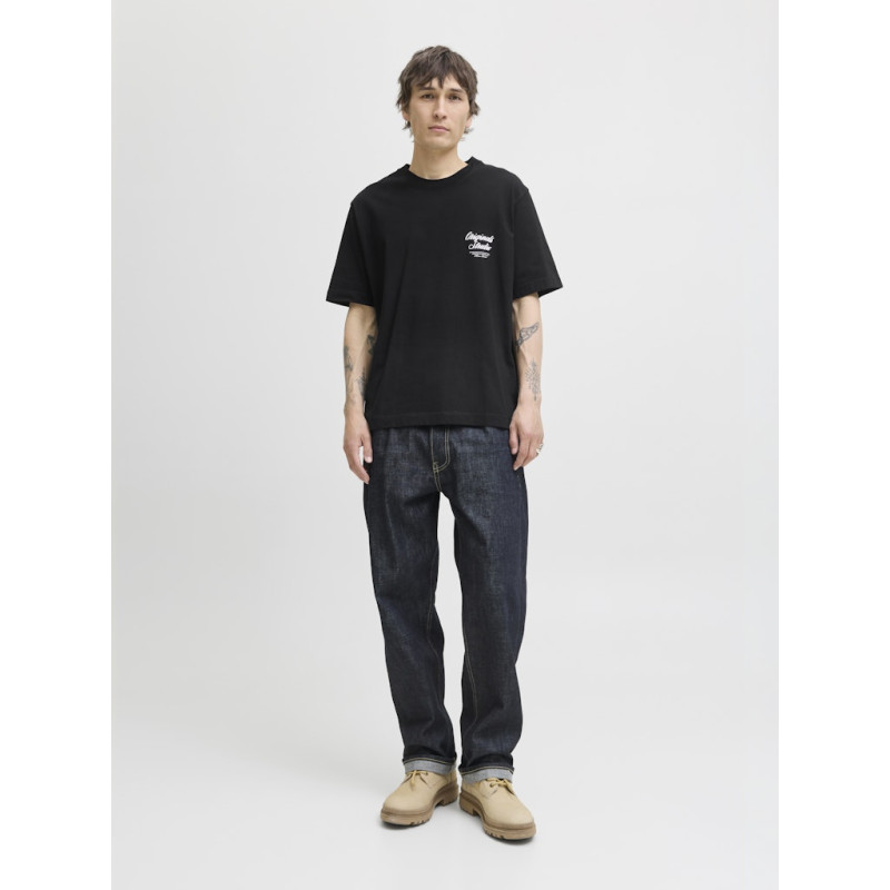 JACK & JONES Norrebro Typo T-shirt - Sort