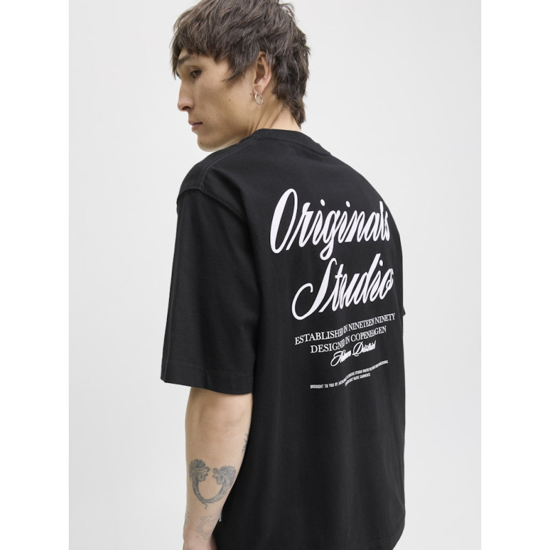 JACK & JONES Norrebro Typo T-shirt - Sort