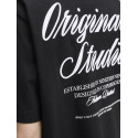 JACK & JONES Norrebro Typo T-shirt - Sort