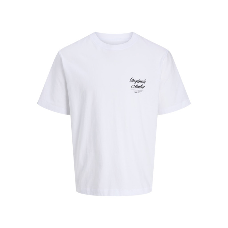 JACK & JONES Norrebro Typo T-shirt - Bright White