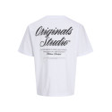 JACK & JONES Norrebro Typo T-shirt - Bright White