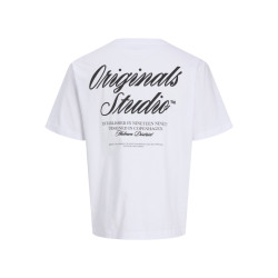 JACK & JONES Norrebro Typo T-shirt - Bright White