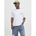 JACK & JONES Norrebro Typo T-shirt - Bright White