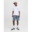JACK & JONES Norrebro Typo T-shirt - Bright White