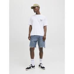 JACK & JONES Norrebro Typo T-shirt - Bright White