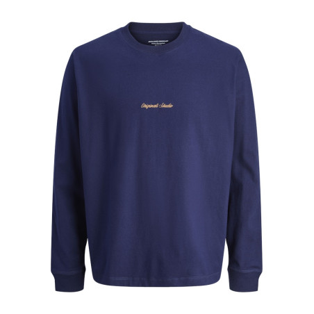 JACK & JONES JUNIOR Norrebro Broderet Bluse - Ocean Cavern