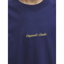 JACK & JONES JUNIOR Norrebro Broderet Bluse - Ocean Cavern