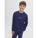 JACK & JONES JUNIOR Norrebro Broderet Bluse - Ocean Cavern