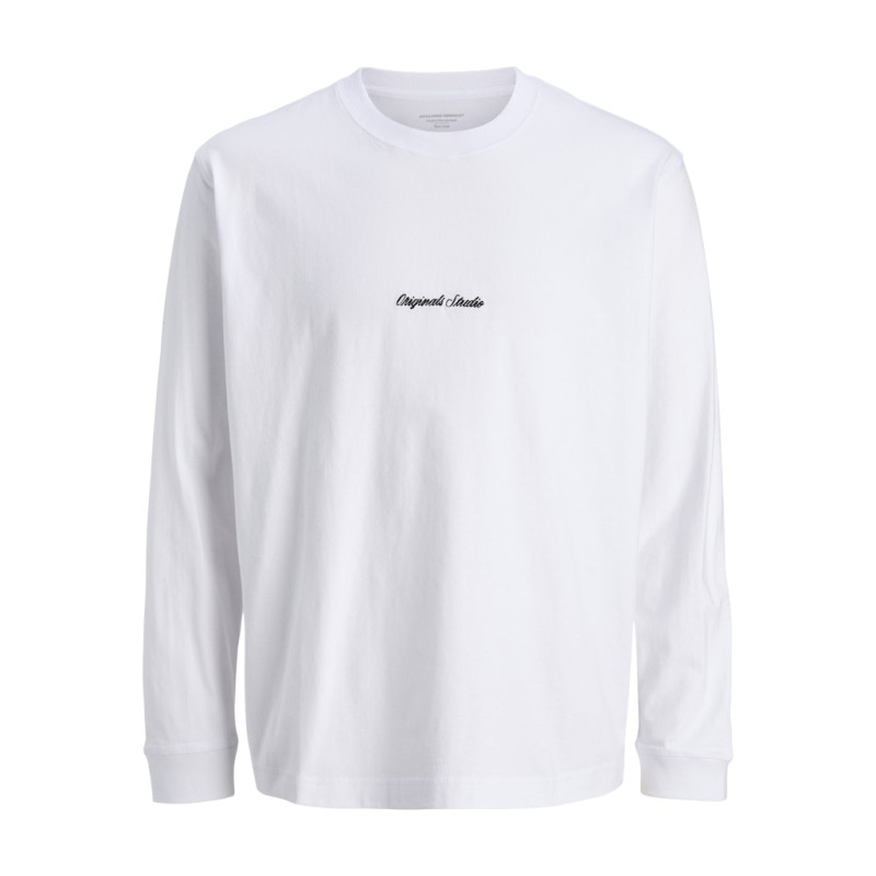 JACK & JONES JUNIOR Norrebro Broderet Bluse - Bright White