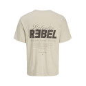 JJ REBEL Jim T-shirt - Moonbeam