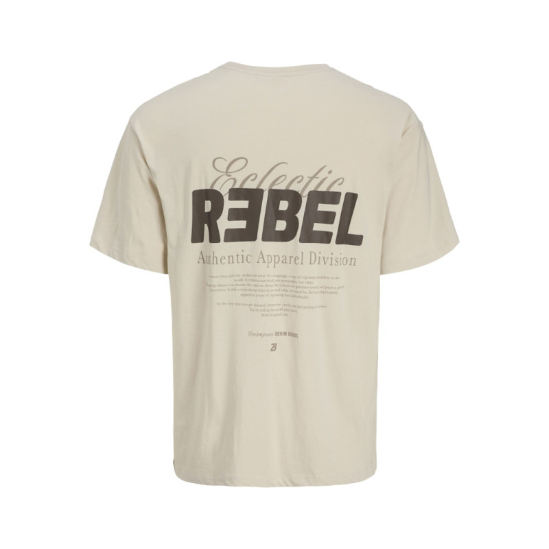 JJ REBEL Jim T-shirt - Moonbeam