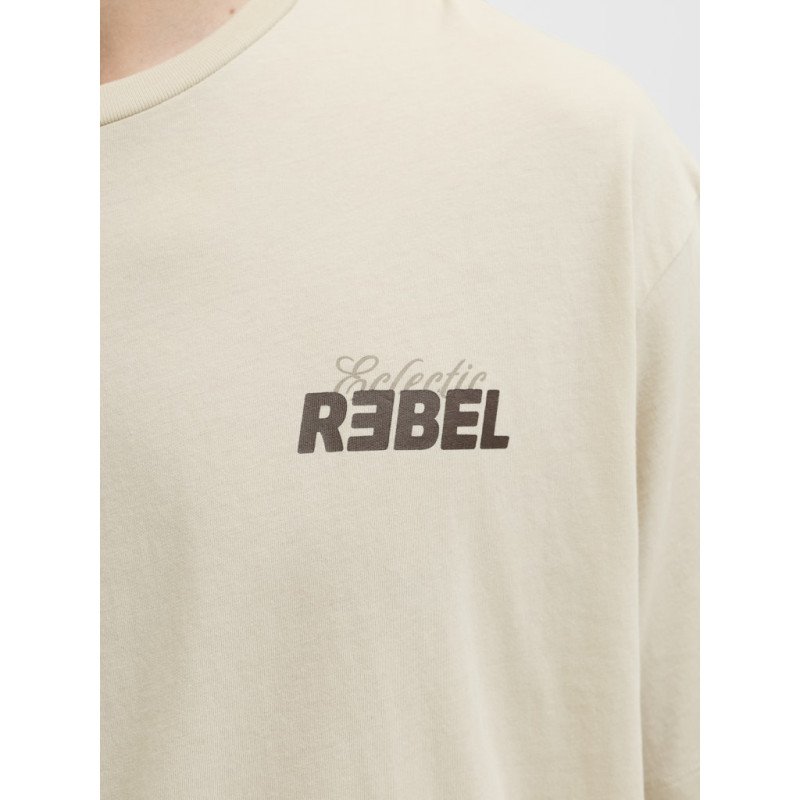 JJ REBEL Jim T-shirt - Moonbeam