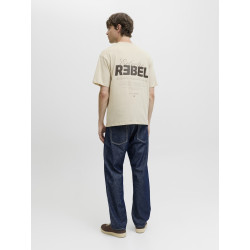 JJ REBEL Jim T-shirt - Moonbeam
