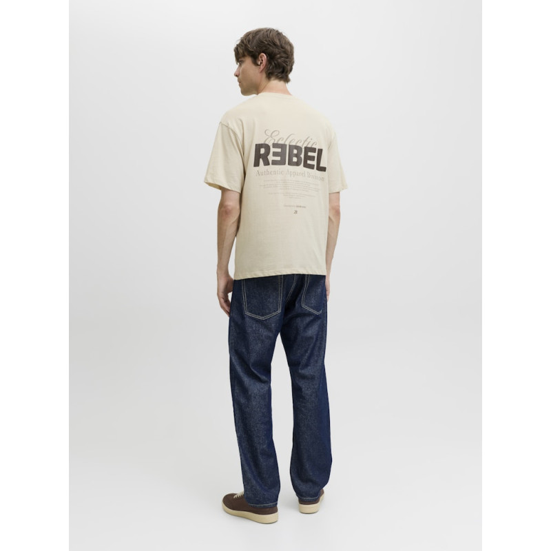 JJ REBEL Jim T-shirt - Moonbeam