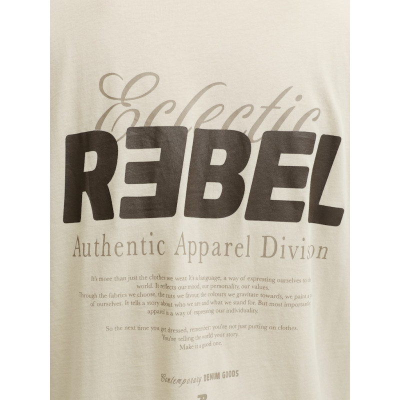 JJ REBEL Jim T-shirt - Moonbeam