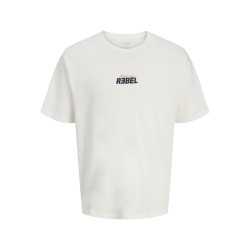 JJ REBEL Jim T-shirt - Cloud Dancer