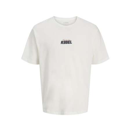 JJ REBEL Jim T-shirt - Cloud Dancer
