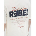JJ REBEL Jim T-shirt - Cloud Dancer