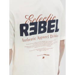 JJ REBEL Jim T-shirt - Cloud Dancer