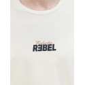 JJ REBEL Jim T-shirt - Cloud Dancer