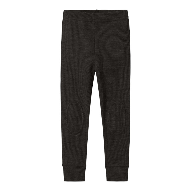 NAME IT MINI Wax Uld Leggings - Sort