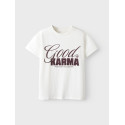 NAME IT KIDS Kirstine T-shirt - Bright White