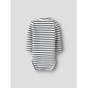 NAME IT BABY Kans L/S Wrap Bodystocking - Cloud Dancer