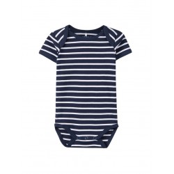NAME IT Baby kortærmet body 3 pak - Dark Sapphire