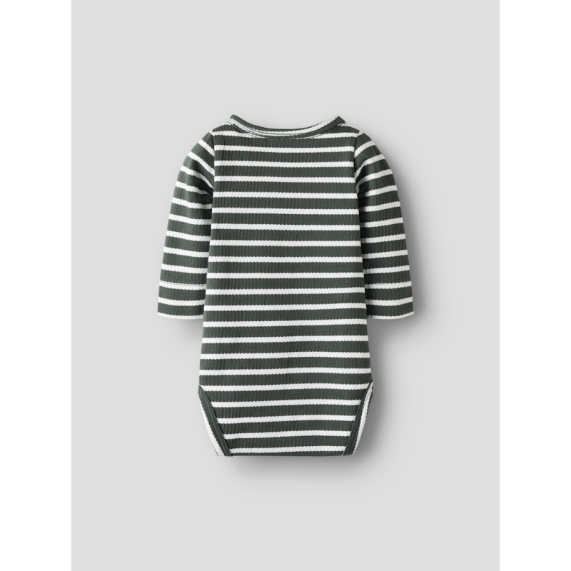 NAME IT BABY Kans L/S Wrap Bodystocking - Deep Forest