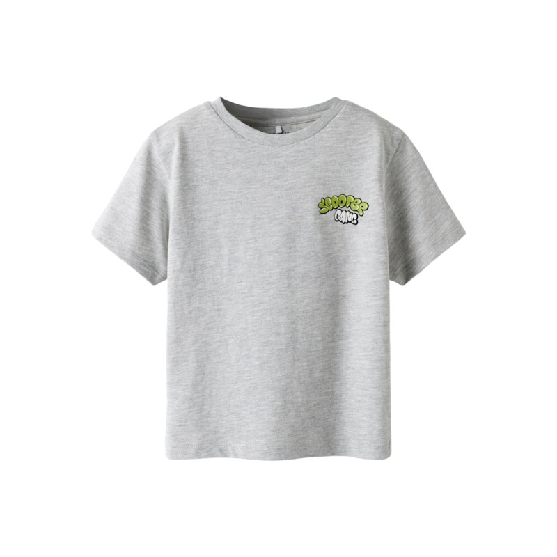 NAME IT MINI Kieran T-shirt - Grey Melange