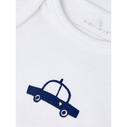 NAME IT Baby kortærmet body 3 pak - Dark Sapphire