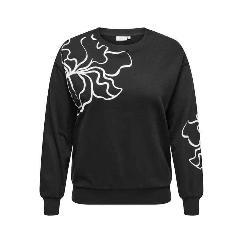 ONLY CARMAKOMA Odessa Sweatshirt - Sort