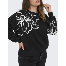 ONLY CARMAKOMA Odessa Sweatshirt - Sort