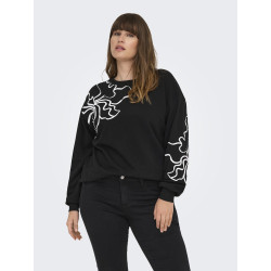 ONLY CARMAKOMA Odessa Sweatshirt - Sort