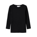 NAME IT MINI Wax Uld Bluse - Sort