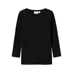 NAME IT MINI Wax Uld Bluse - Sort