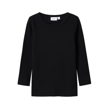 NAME IT MINI Wax Uld Bluse - Sort