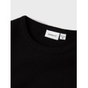 NAME IT MINI Wax Uld Bluse - Sort