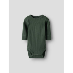 NAME IT BABY Kenno L/S Bodystocking - Deep Forest