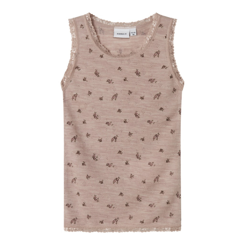 NAME IT MINI Wang Uld Undertrøje - Shadow Gray