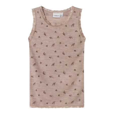 NAME IT MINI Wang Uld Undertrøje - Shadow Gray