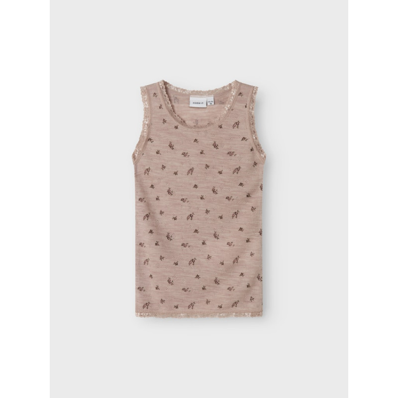 NAME IT MINI Wang Uld Undertrøje - Shadow Gray