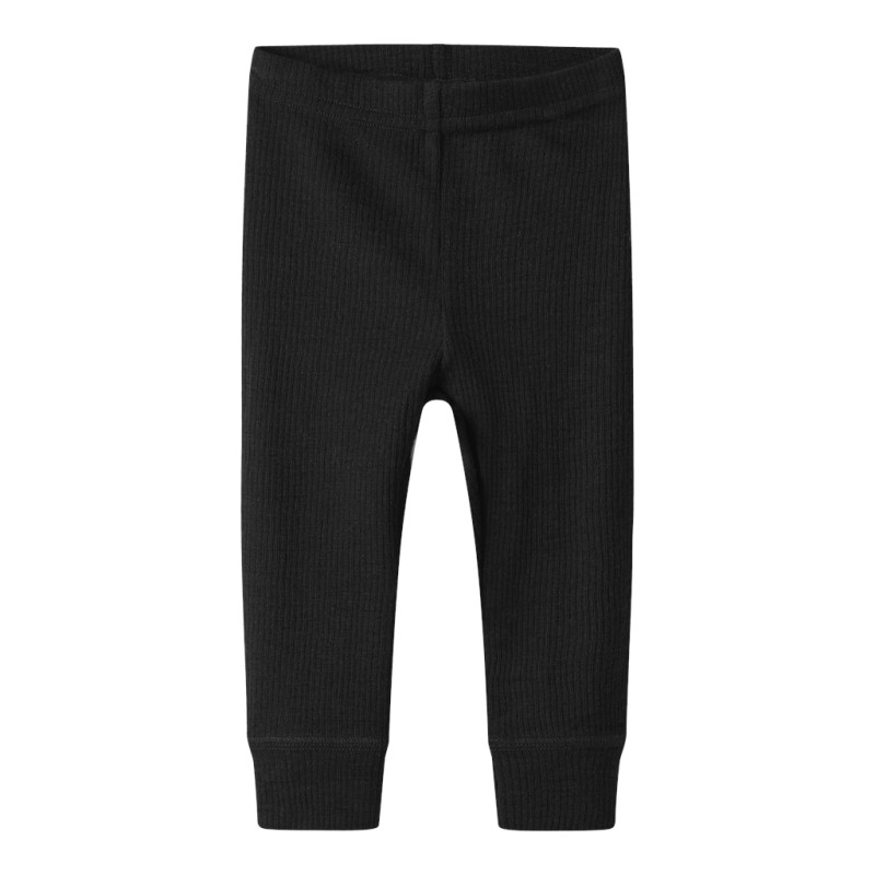 NAME IT BABY Wax Uld Leggings - Sort