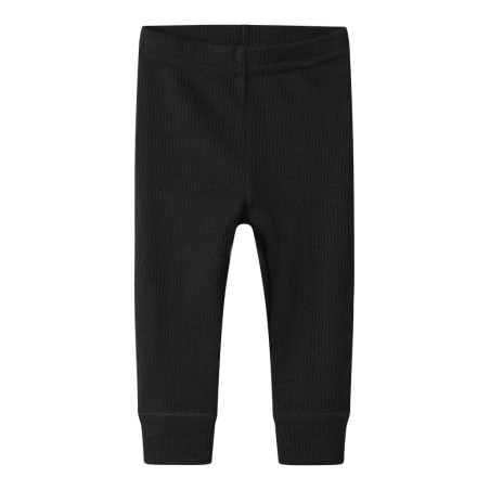 NAME IT BABY Wax Uld Leggings - Sort