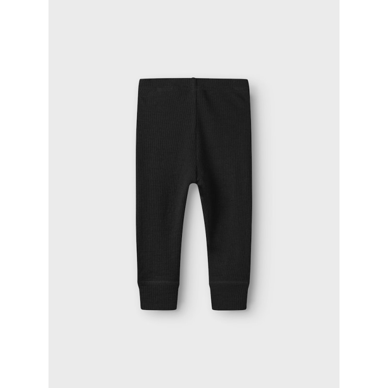 NAME IT BABY Wax Uld Leggings - Sort