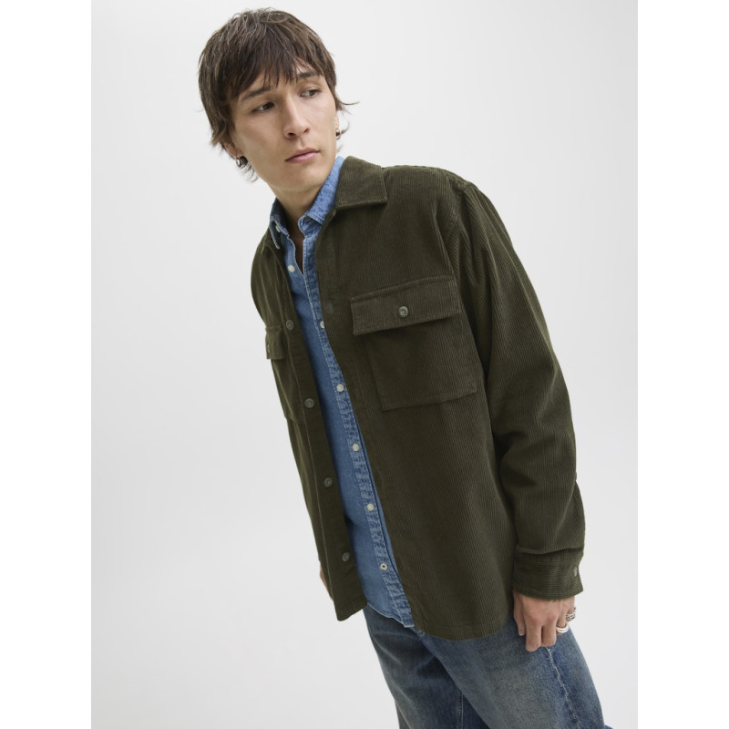 JACK & JONES Perfect Fløjl Overshirt - Rosin